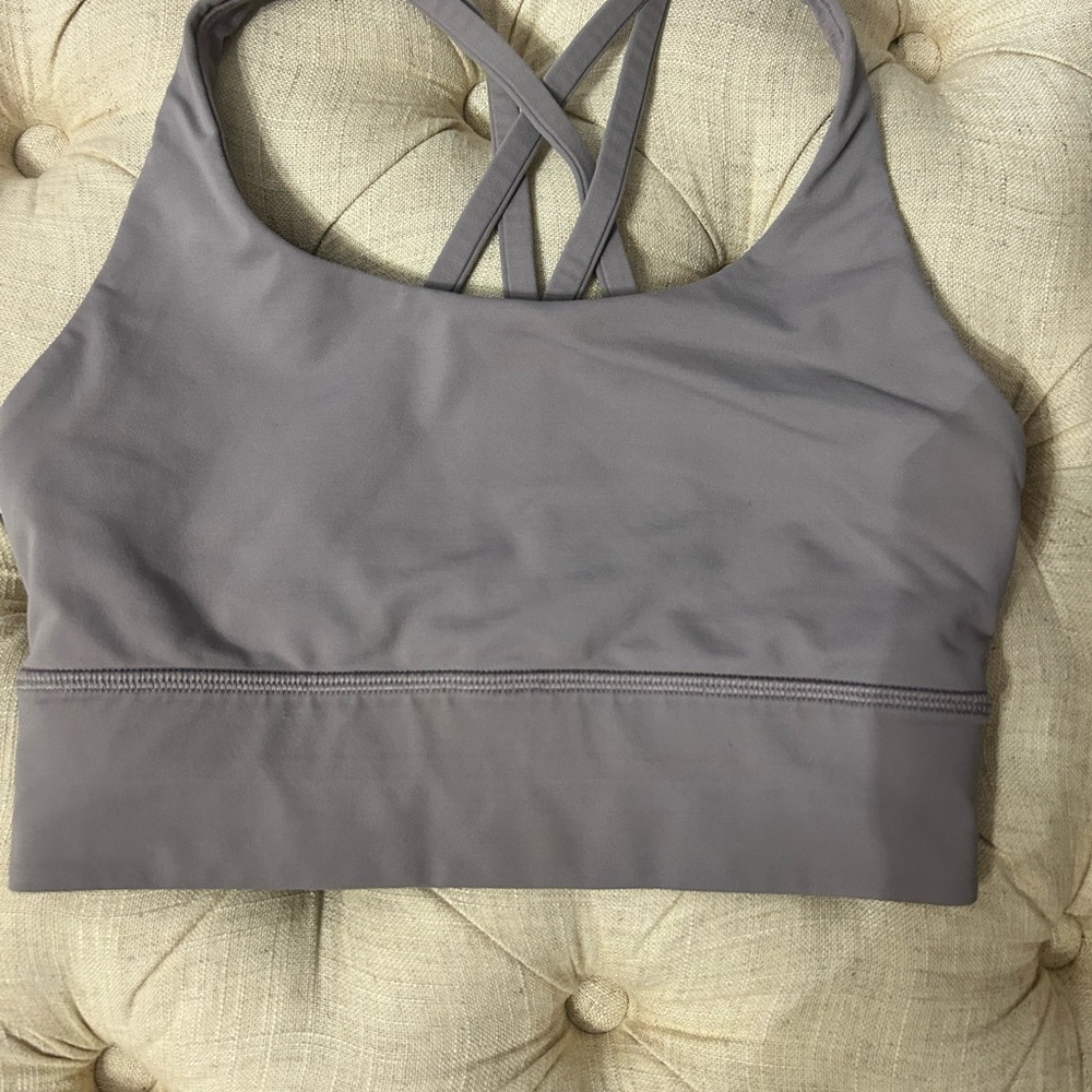 Lululemon Athletica Cross-Back Sports Bra - Gray